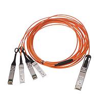 Coherent FCBN510QE2C03 ການປະກອບສາຍເສັ້ນແສງ Fiber Optic Cable Assemblies 4x10.3 Gb/s,3m QuadW QSFP AOC Fan Out