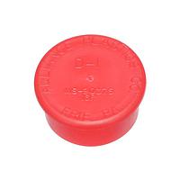 Essentra Components D1A ອຸປະກອນເສີມ FLANGED CAP - CONNECTOR:LDPE ແດງ
