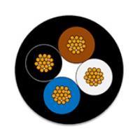 Molex / Flamar 155220-0064 (5 Meters) ການສື່ສານ ແລະ ການຄວບຄຸມ 4Ckt 22AWG WSOR BK 5METERS ລາຄາຕໍ່ແມັດ