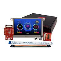 4D Systems SK-GEN4-70D-WVA ຊຸດເລີ່ມຕົ້ນ Starter Kit ສໍາລັບ gen4-uLCD-70D-WVA ມີ uSD-4GB Industrial, gen4-IB, 4D-UPA ແລະ ສາຍ FFC 150mm