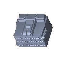 AMP Connectors - TE Connectivity 1718091-1 ຮູງການເຊື່ອມຕໍ່ AMP MCP 2.8 JPT HSG 17 POS ASSY