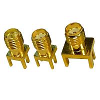 RF Solutions CON-SMA-EDGE-SRP ຕິດຕໍ່ PCB SMA ຜູ້ຍິງ ຕິດຕັ້ງຂອງຂອງ PCB ການປ່ຽນທິດທາງ