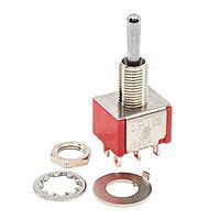 E-Switch 100DP1T1B1M1QEH ສະຫນັບສະຫນູນ Toggle Switch DPDT ON-ON SLDR MNT