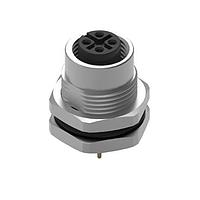 Wurth Elektronik 643260100604 ຮອບຮອງ WRCIRC M12 ການສະແກນສະກຸນ A ແຜ່ນ PCB ເຫຼັ້ມຕົວຕົວກັບກະດູກພານ PG9 ຕົວເຊື່ອມຕໍ່ຍິງ, ຂະໜາດສະເພາະ 4