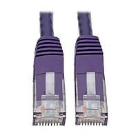 Tripp Lite N200-010-PU Cat 5e, Cat 6 10FT ສີມ່ວງ CAT6 GIG PTCHCBL