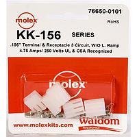 Molex 76650-0101 ຊຸດຕໍ່ຕໍ່ KK-156 Connector Kit Rec no rmp term 3Ckt