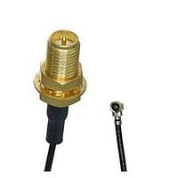 Johnson / Cinch Connectivity Solutions 415-0100-250 ການປະກອບສາຍ RF RA PLUG/BLKHD RP JK ຂະໜາດກາງ 250MM