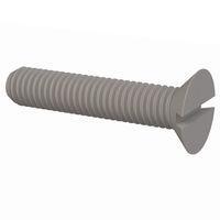 Essentra Components 50M050080H025 ສະກຣູຫຼັກສະກັດມີລູກປະຕິບັດ 90 Slotted CSK Screw, M5 X .8 Thread, 25mm Lg