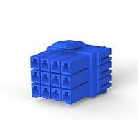 AMP Connectors - TE Connectivity 177905-6 ຕູ້ແບັດເຕີຣີ & ປະຕູກເຊື່ອມຕໍ່ POWER DBL LOCK PLUG HSG 12P