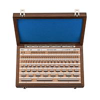 Mahr 4800022DKS Rectangular Gage Block Set ເຮັດດ້ວຍເຫຼັກກ້າ (408, tolerance class 2)