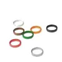 Amphenol Audio AC-RING-WHT ອຸປະກອນເສີມ XLR COLRD ID RINGS