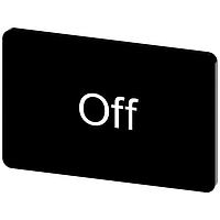 SIEMENS 3SU19000AD160DK0 ປ່າຍປະກັດ, ປ່າຍປະກັດ OFF INSCR., ສີດຳ 17.5 X 27MM, OFF