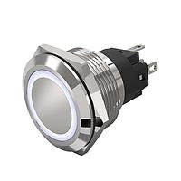 EAO 82-6151.0154 ຕົວບອກສະຖານະຕິດຕັ້ງບົດບັນທຸກ / ຕົວບອກສະຖານະສະຫນັບສະຫນູນ 82-6151.0154.indicator.-.22 mm.ເຫຼັ້ມເຫຼືອງສະຫນາມ.flush/flat.ring.white.24 V.soldering terminal