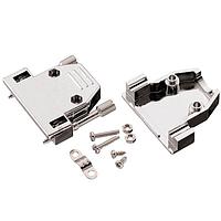 Wurth Elektronik 61801525311 ຝາຫົວຫຼັງສອງສ່ວນ WR-DSUB ພລາສຕິກ ປົກຫົວເຂົ້າດ້ານບູດ 4-40 ນຸມ