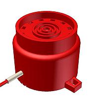 PUI Audio AW-10FR Siren SIREN, 24VDC, ແດງ, ຕິດຕັ້ງ FLANGE, IP65