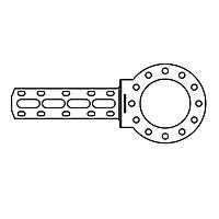 Sensata Technologies - BEI Sensors M9445/047 ຊຸດແອມ Tether ສໍາລັບ DSO5