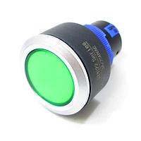 Mountain Switch 107-KP86-F6-EV ສະຫຼຸບສະຫຼຸບມາດຕະຖານ 3A/250VAC ປິດ-(ເປີດ) ແສງ LED ສີຂຽວ (12V)