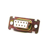 Cinch DE9SV ຮູບຮອບ DSUB 9F PCB STR GF ZINC