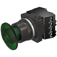 SIEMENS 52BR8CSA Push Turn PTR,NEMA4X,MTD,FV 12V,FULL GRN,1NO-1NC