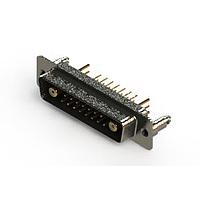 EDAC 627-17W2624-5ND ຕົວເຊື່ອມຕໍ່ Mixed Contact D-Sub Connectors Vertical Combo Dsub