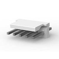 AMP Connectors - TE Connectivity 644752-5 ຫົວກາງ 5P MTA156 HEADER ບໍ່ມີການຄຸມຄອງ