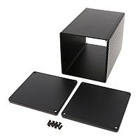 Hammond Manufacturing 1455NS1602BK ກອງປົກຄຸມ 160 X 103 X 103MM SQ EXT ENCL