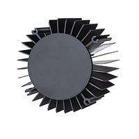 Aavid NX301117 ຮີດຊິນກໍາລັງຄວາມຮ້ອນ LED Heat Sink, R87-60, Bridgelux Vero 29, RS, ສີດຳ