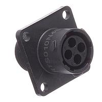 Amphenol SINE Systems RTS010N4S03 ຕົວເຊື່ອມ RCP SQ FL 4POS SZ 10 SCKT SEAL