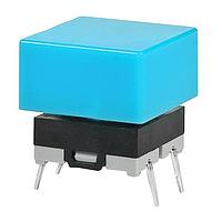 NKK Switches JB15HKP-2G ສະຫນັບສະຫນູນ Tactile Switches OFF(ON) HI OPER ACTR BLUE FLAT CAP PC
