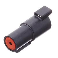 Amphenol SINE Systems ATHD04-1-8P ປຸ່ມຮັບ 1 ຕຳແໜ່ງ Rcptl, ຂະໜາດຂວດຕິດຕໍ່ 8