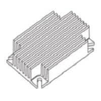 Wakefield Thermal 537-24AB ຮອງລົມລະບາຍຄວາມຮ້ອນ DC/DC Converter ສໍາລັບ DC/DC Converter, ສ່ວນສີ່, 57.9x36.8x6.1mm, ຢູ່ພາຍໃນແນວຮອງ, 14 ແຜ່ນ