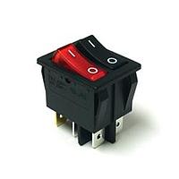 E-Switch RB441C1021-114 ສະຫນັບສະຫນູນ Rocker 16A 125V 6.3mm Tab ປິດ-ເປີດ ສີດຳ