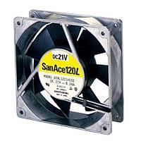 Sanyo Denki 9GL1224M1D01 ພັງລົມ Axial Axial, 120x120x38mm, 24VDC, ອາຍຸຍາວ, ບໍ່ມີຮີບ, ຕິດຕາມການລອກໂຣເຕີ
