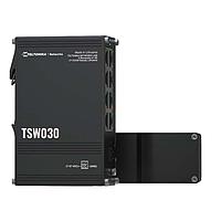Teltonika TSW030000000 ອຸປະກອນສະຫນັບສະຫນູນ Ethernet Low power consumption unmanaged ethernet switch. ກິວລາມສູງສຸດ 0.5 W ໃນຂະນະທີ່ຢຸດການໃຊ້, ສູງສຸດ 1.5 W. ຂໍ້ມູນພາຍໃນ 2-pin. ຕິດຕັ້ງບັນດາ din rail. 8 X 10/100 Mbps Ethernet ports
