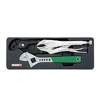 TOPTUL GBAT0301 PCS - ຊຸດ wrench &amp; Pliers ທີ່ສາມາດປັບໄດ້ (10")