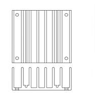 TDK-Lambda ACC-PYQB-HC01 ພວກພະນັກ PY Heatsink Heatsink PYQ 21mm transverse fin