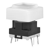 NKK Switches JB15HBPE-BB ປຸ່ມກົດສະຕິກ OFF(ON) HI OPER EXTD ACT YLW LED WHT/WHT