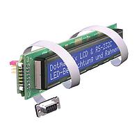 DISPLAY VISIONS EA SER402-NLW ຈໍສະແດງ Dot Matrix LCD 2x40 ສີຟ້າ-ຂາວ