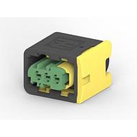 AMP Connectors - TE Connectivity 3-1418448-2 ກອງປົກຄຸມ 3POS. AMP MCP1.5k REC HSG, CODC