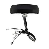 HUBER+SUHNER 1399.99.0215 ອານເຕນນາ SENCITY Tram MULTI ສະຫນັບສະຫນູນ 2G/3G/4G/5G ເຊລູລາ, Wifi 2.4/5 GHz, Wifi 6E ແລະ Dual Band GNSS (Beidou, Galileo, GPS, Glonass)