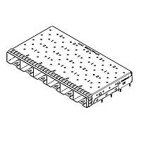 Amphenol Commercial Products U77-A6114-2001 SFP 1X6 PRESS FIT SFP CAGE