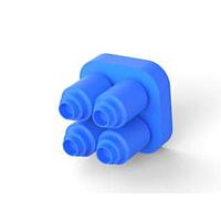 AMP Connectors - TE Connectivity 1586359-4 ອຸປະກອນເສີມ 4P GANG WIRE SEAL MINI