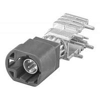 Rosenberger D4S20Y-400A5-B ຕົວເຊື່ອມ PCB ມຸມຂວາ ປລັກ PCB ມີກະແປງ T&R ສີຂາວ