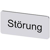 SIEMENS 3SU19000AC810AQ0 ປ້າຍປ້າຍປະກັບ, Stoerung INSCR. LABEL,SILVER 12.5 X 27MM,STOERUNG