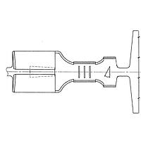 Yazaki 7116209002 ຂໍ້ຕໍ່ TERM 250 FEM 6.3MM UNSLD