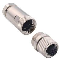 NorComp 858-005-203RKT1 ຕົວຕົວຕົວຕົວ M12 5 Pos F ຖ້ວຍຂາຍຕົວ Cbl mnt (kit)