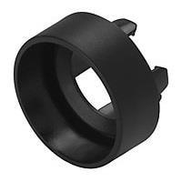 EAO 200-8000-00 ຝາປຸ່ມສະຫນອງ / ຝາປຸ່ມສະຫນອງ ຝາສ່ອງດ້ານໜ້າ D24 ສີດໍາ ມີການປ້ອງກັນການຫວັ້ນ