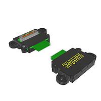 Samtec HQDP-020-06.00-TTL-TBR-5-B ສາຍສະແກນ Twinax Ribbon 0.50 mm Q Pairs Twinax Cable Assemblies