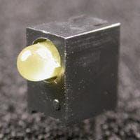 Kingbright WP934EW/YD ຕົວບອກກະດານວົງຈອນ LED ເຫຼືອງ 588nm ກະຈາຍແບບ 15mcd