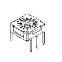 Same Sky (formerly CUI Devices) RDS-16S-7229-A-D ສະຫນັບ DIP Rotary DIP Switch, 7.2 x 7.2 x 2.9 mm, ການເຄື່ອນໄຫວລັກສະນັກ 16 pos, TH